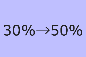 成約率が30%から50%へ