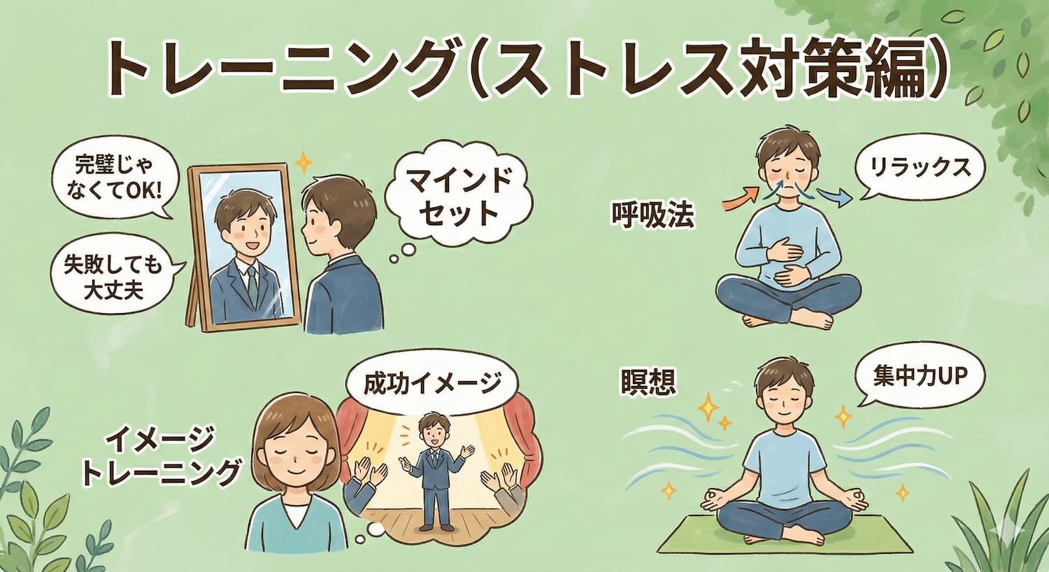 トレーニング(ストレス対策編)